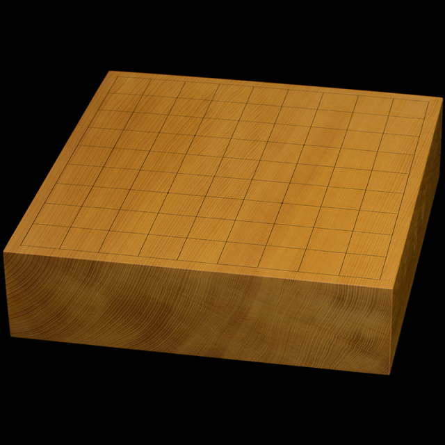 本榧卓上将棋盤　2寸8分（一枚板・天柾）　sb20702