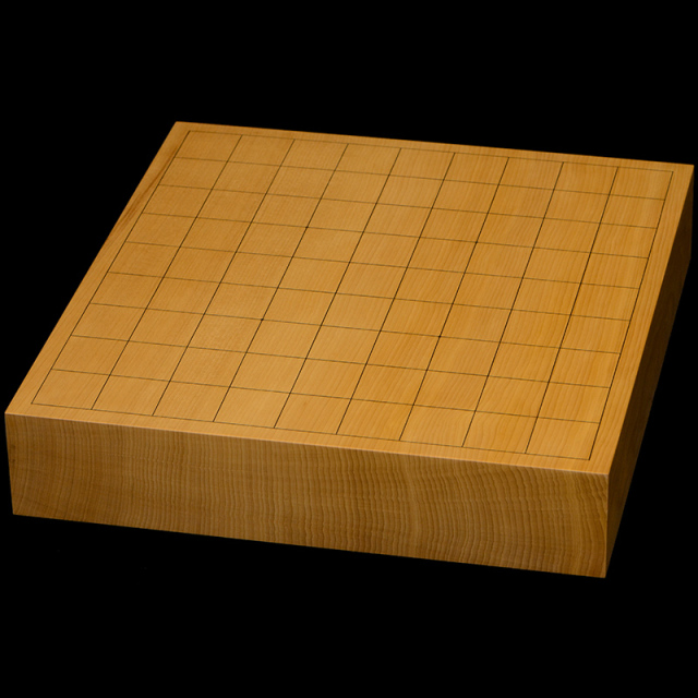 本榧卓上将棋盤　2寸2分（一枚板・天地柾）　sb20710