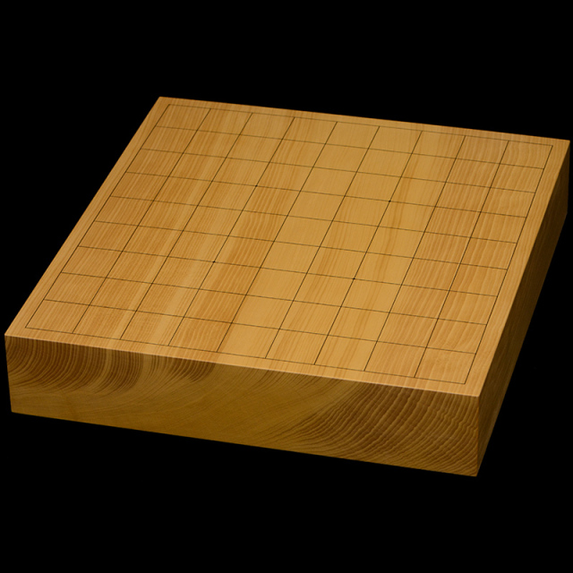 本榧卓上将棋盤　2寸1分（一枚板・天柾）　sb20719