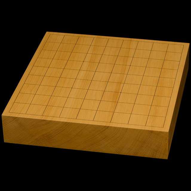 本榧卓上将棋盤　2寸2分（一枚板・天柾）　sb20728