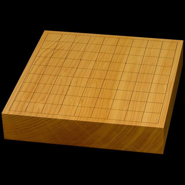 国産本榧卓上将棋盤　2寸（一枚板・追柾）　sb20739