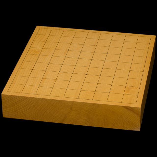 本榧卓上将棋盤　2寸2分（一枚板・追柾）　sb20743
