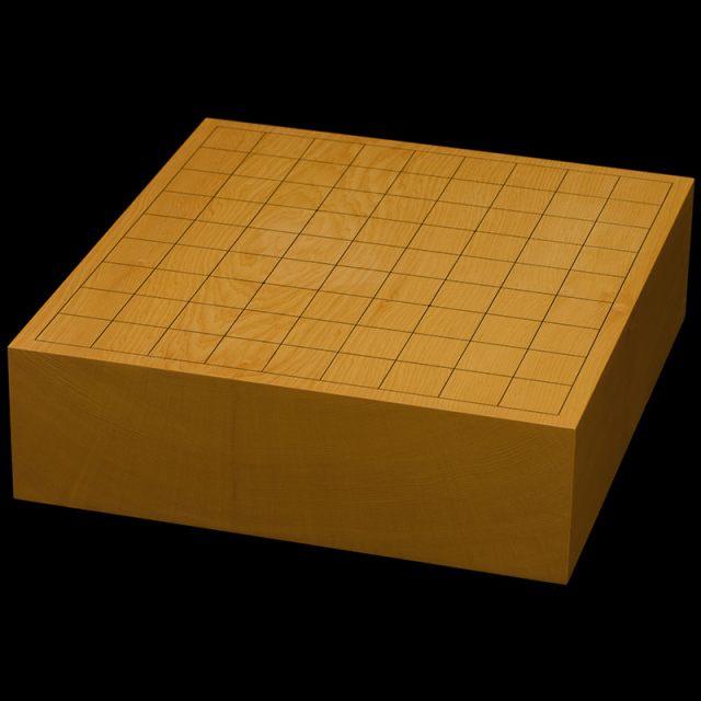 本榧卓上将棋盤　3寸3分（一枚板・木裏）　sb30038