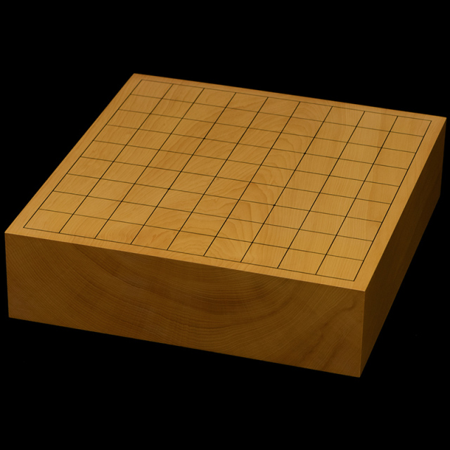 本榧卓上将棋盤　3寸（一枚板・木裏）　sb30039