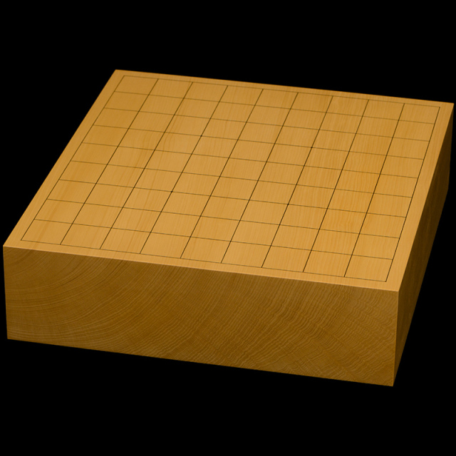 本榧卓上将棋盤　3寸（一枚板・天柾）　sb30043