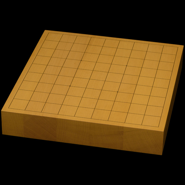 本榧卓上将棋盤　1寸9分（ハギ盤）　st10076
