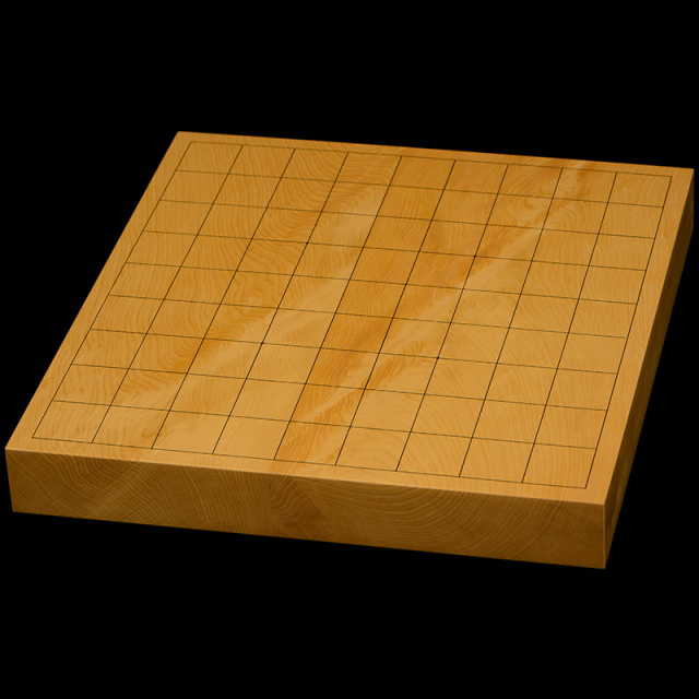 本榧卓上将棋盤　1寸4分（ハギ盤・杢）　st10099