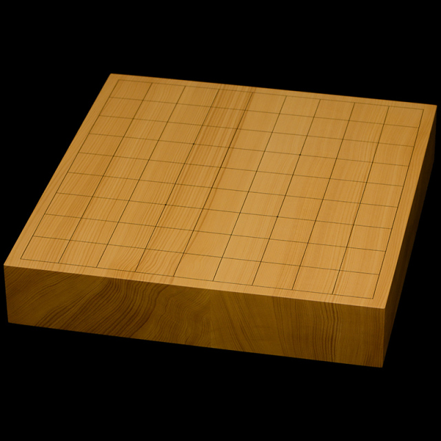 卓上碁盤 本榧 ハギ板 天地柾 高級天然木 1.8寸 2枚継 本榧卓上将棋盤（ハギ盤） 販売・通販【前川榧碁盤店】
