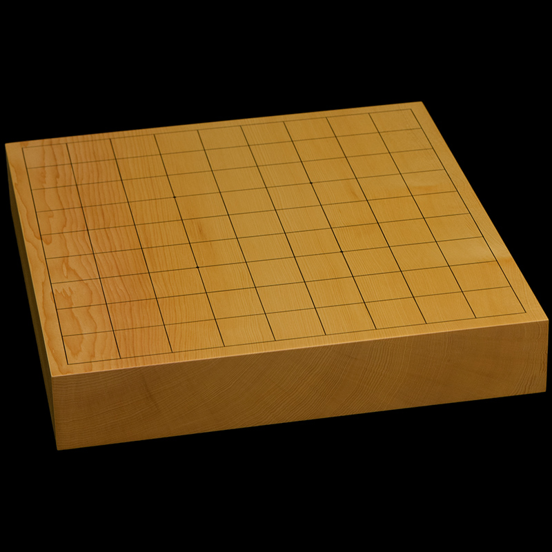 本榧卓上将棋盤　1寸9分（一枚板・木裏）　sb10407