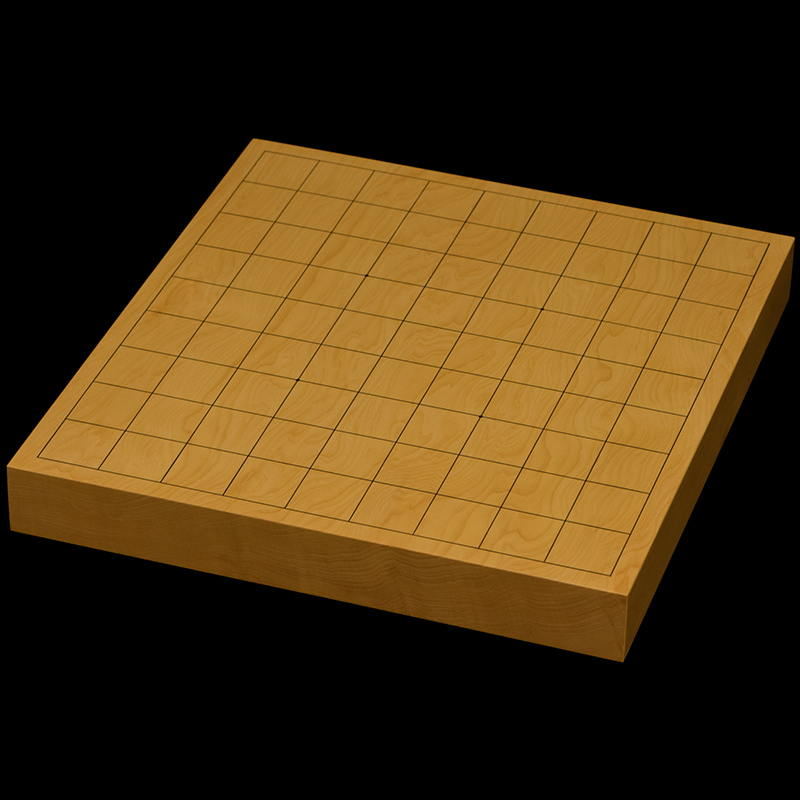 本榧卓上将棋盤　1寸4分（一枚板・木裏）　sb10415