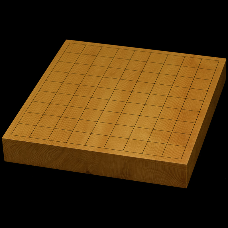 本榧卓上将棋盤　1寸7分（一枚板・天柾）　sb10429