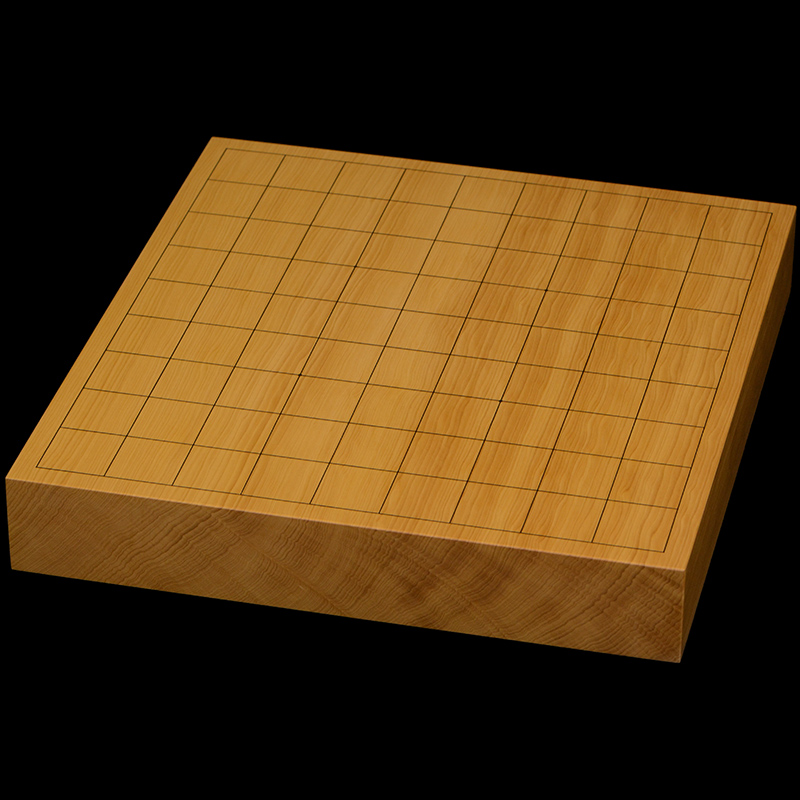 本榧卓上将棋盤　1寸8分（一枚板・天柾）　sb10438