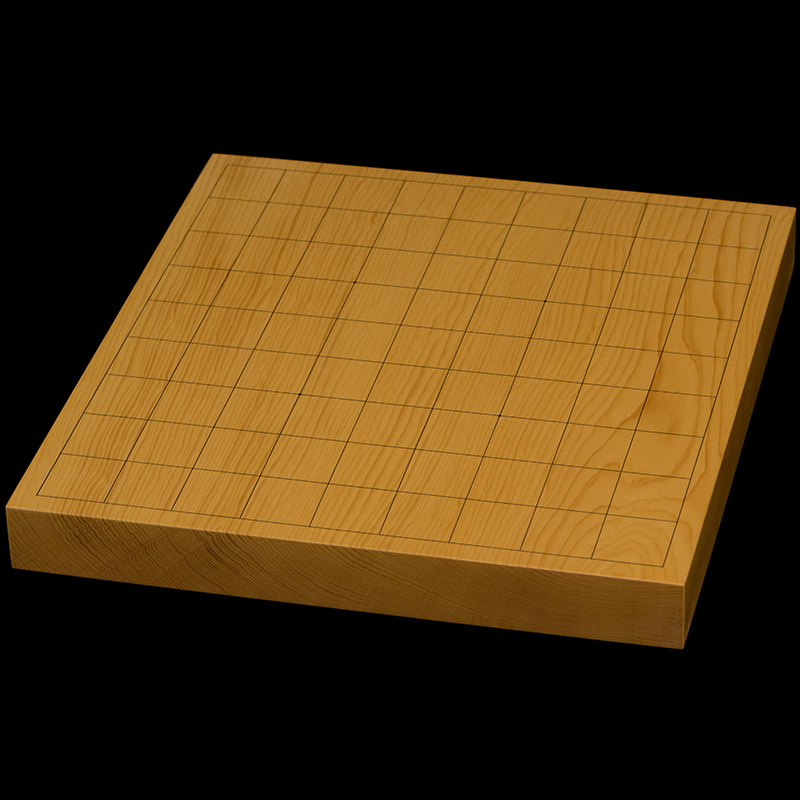 本榧卓上将棋盤　1寸2分（一枚板・木裏）　sb10450