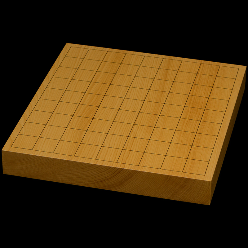 本榧卓上将棋盤　1寸5分（一枚板・追柾）　sb10453