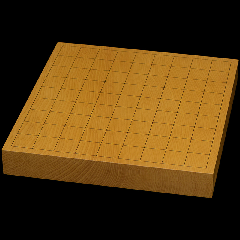 本榧卓上将棋盤　1寸5分（一枚板・追柾）　sb10459