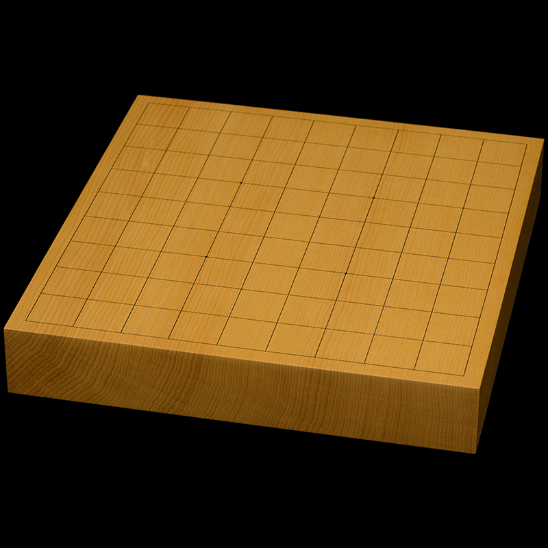 本榧卓上将棋盤　1寸8分（一枚板・天柾）　sb10467