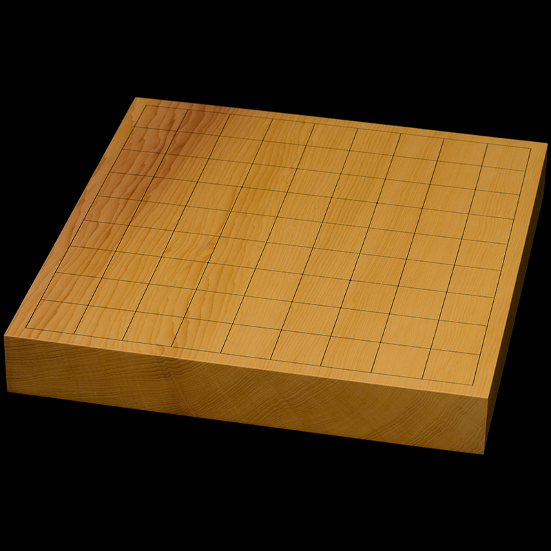 本榧卓上将棋盤　1寸5分（一枚板・木裏）　sb10468