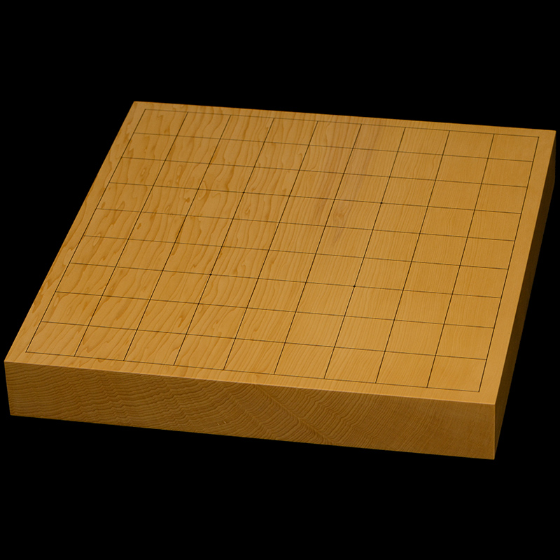 超激安 本榧卓上将棋盤 1寸5分（一枚板・木裏） sb10485 | 前川榧碁盤店 囲碁