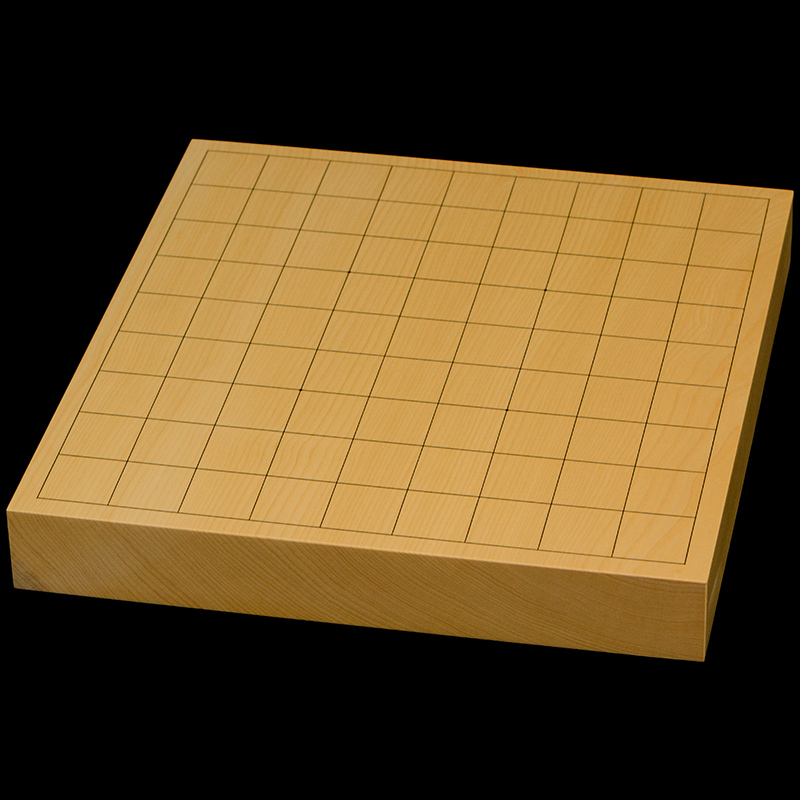 国産本榧卓上将棋盤　1寸5分（一枚板・木裏）　sb10521
