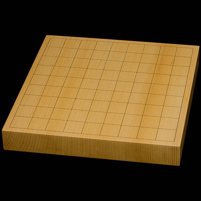 将棋盤 国産本榧卓上将棋盤 1寸5分（一枚板・天地柾） sb10525 | 前川榧