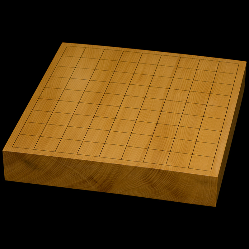 【訳あり】本榧卓上将棋盤　1寸8分（一枚板・天柾）　sb10527