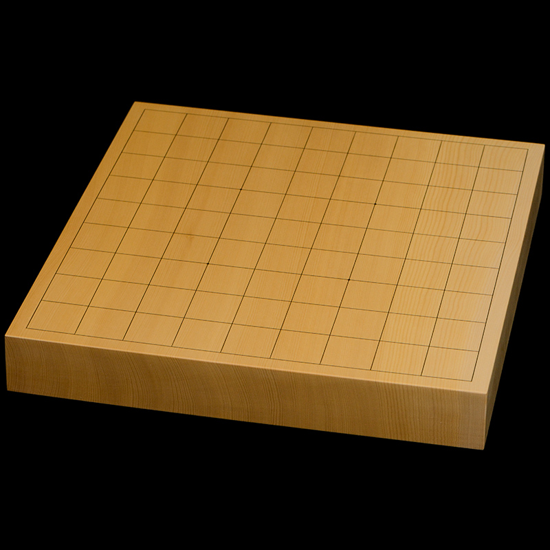 国産本榧卓上将棋盤　1寸5分（一枚板・天地柾）　sb10529