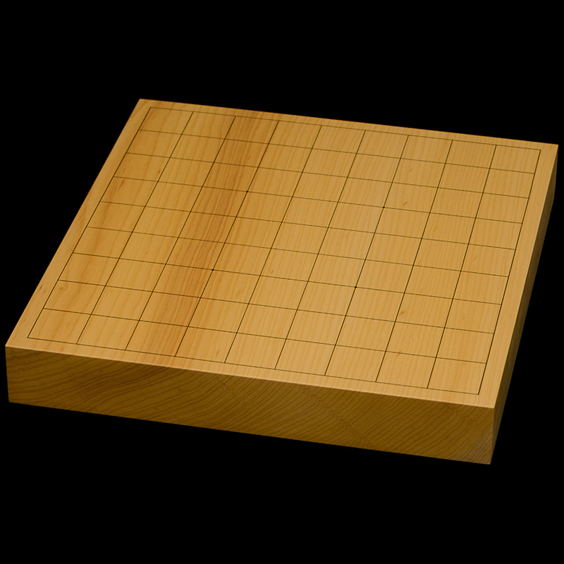 国産本榧卓上将棋盤　1寸5分（一枚板・追柾）　sb10539