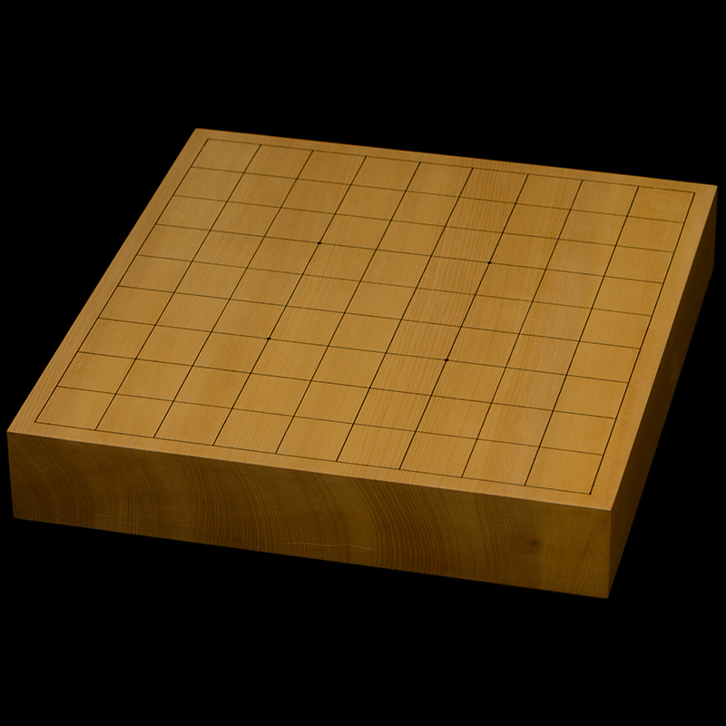 本榧卓上将棋盤　1寸8分（一枚板・天地柾）　sb10546