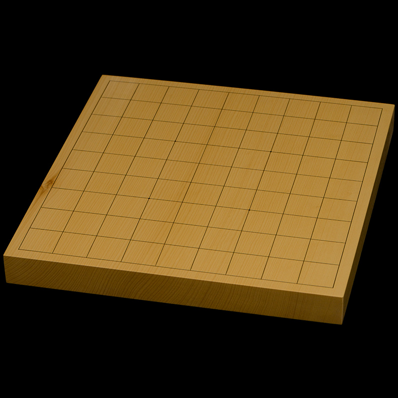 国産本榧卓上将棋盤　1寸1分（一枚板・天柾）　sb10548