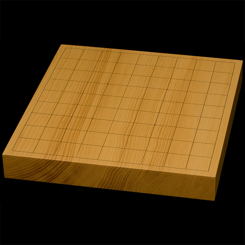 国産本榧卓上将棋盤　1寸5分（一枚板・追柾）　sb10557