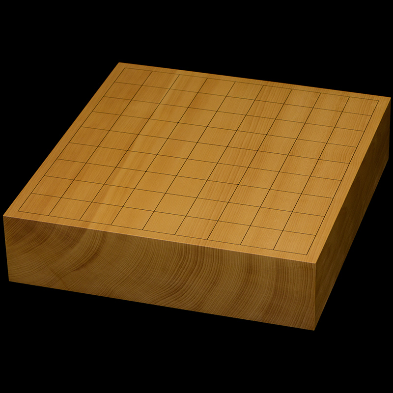 本榧卓上将棋盤　2寸7分（一枚板・天柾）　sb20684