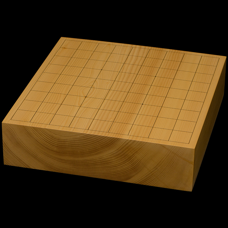 国産本榧卓上将棋盤　2寸8分（一枚板・木裏）　sb20694