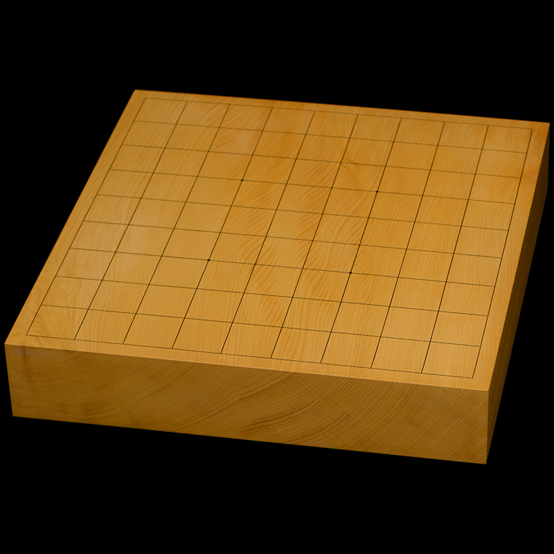 本榧卓上将棋盤 2寸（一枚板・追柾） sb20729 | 前川榧碁盤店