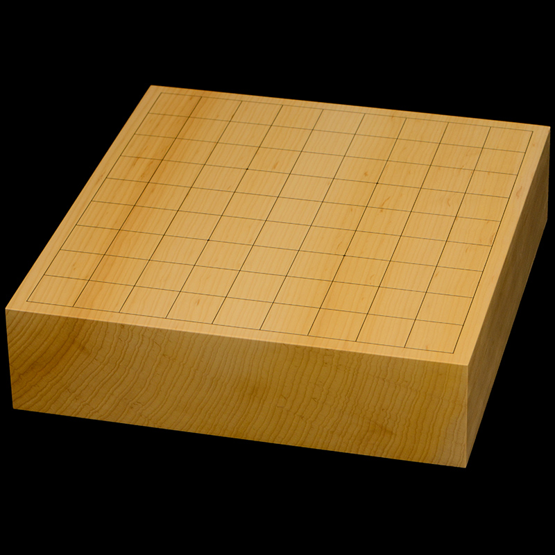 国産本榧卓上将棋盤　2寸8分（一枚板・天柾）　sb20736