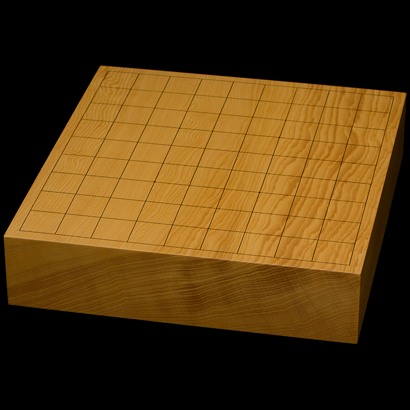 本榧卓上将棋盤　2寸5分（一枚板・木裏）　sb20749