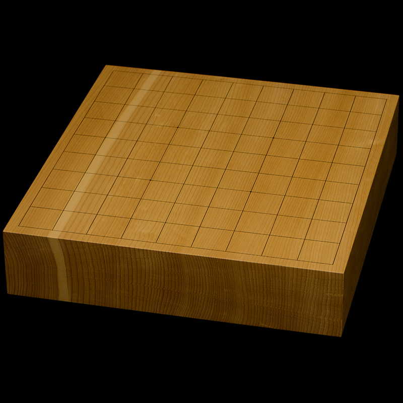 本榧卓上将棋盤　2寸4分（一枚板・天地柾）　sb20766