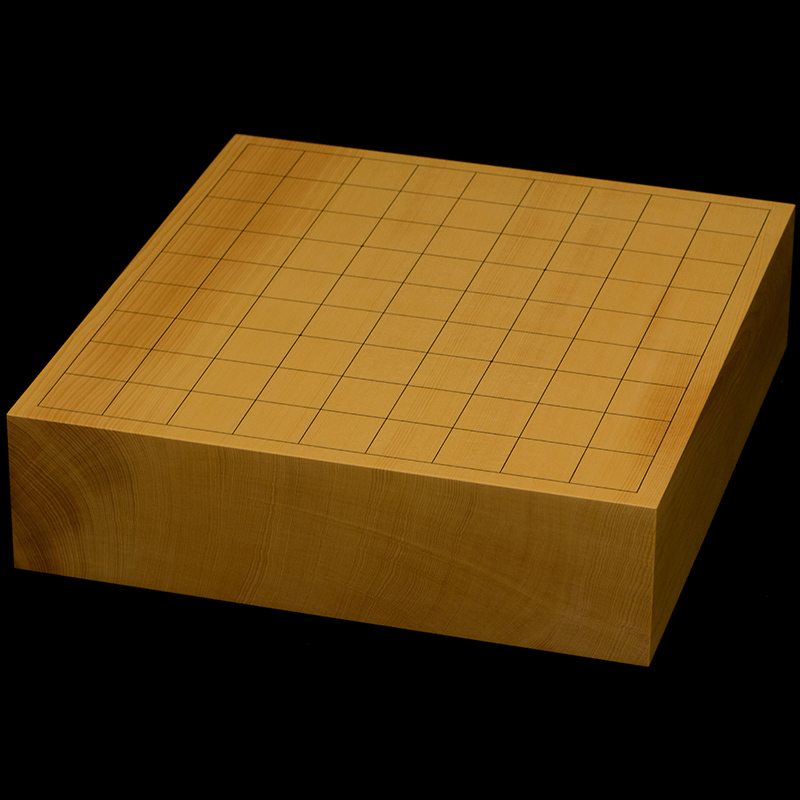 本榧卓上将棋盤　3寸（一枚板・天地柾）　sb30040