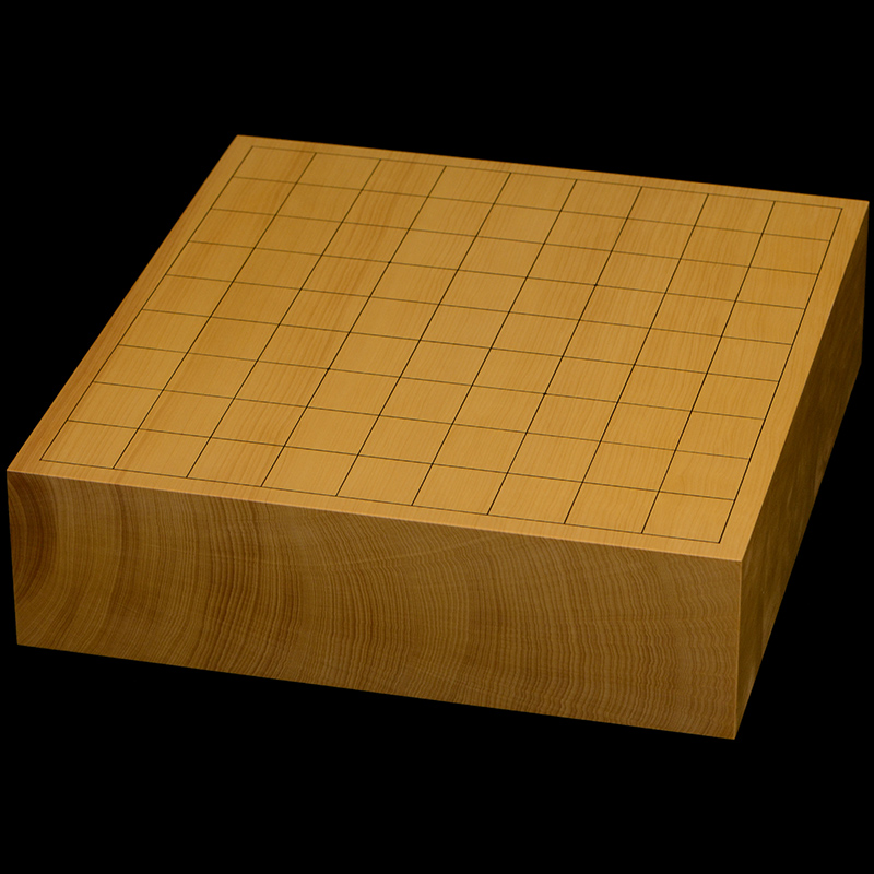 本榧卓上将棋盤　3寸（一枚板・天地柾）　sb30042