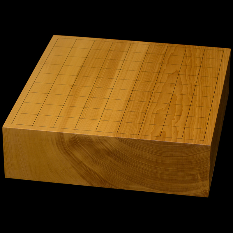本榧卓上将棋盤　3寸1分（一枚板・木裏）　sb30049