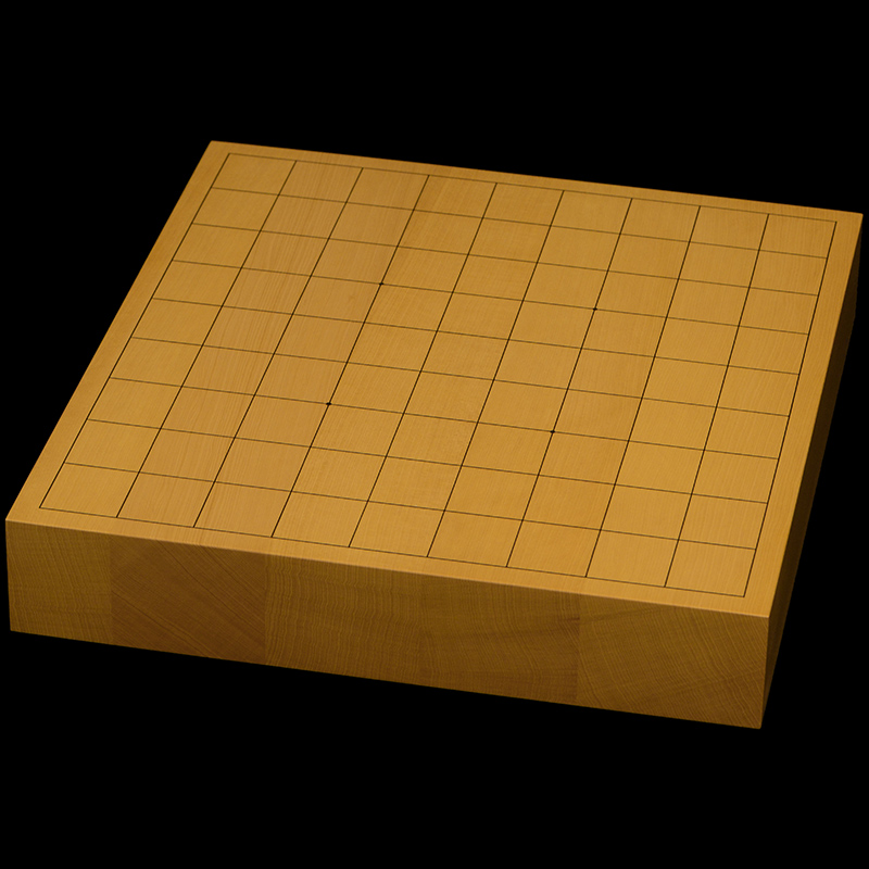 本榧卓上将棋盤　1寸9分（ハギ盤）　st10076
