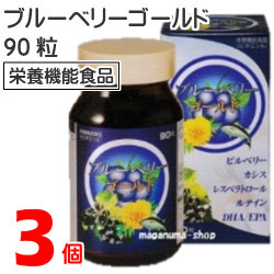 ブルーベリーゴールド3個