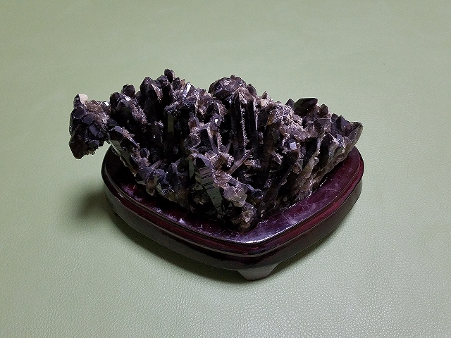 黒水晶（モリオン）クラスター7