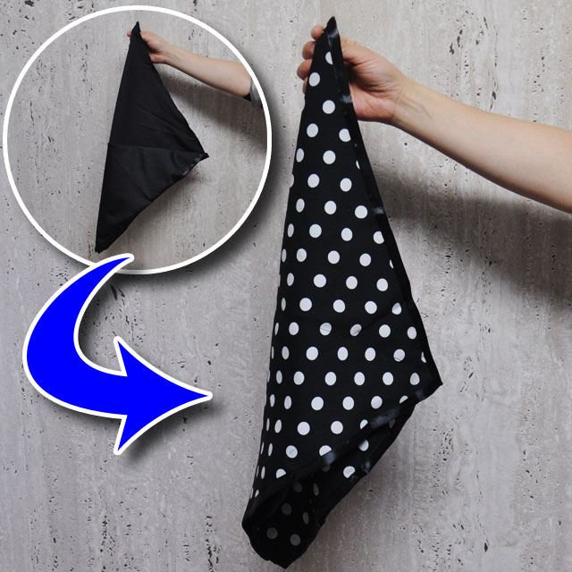 T5381 ポルカドット スカーフ