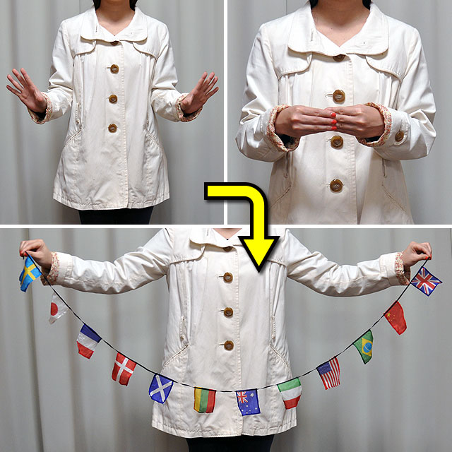 U3891 突然万国旗 （特上品）