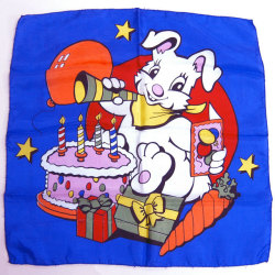 S3662 プリントシルク「楽しい誕生日」