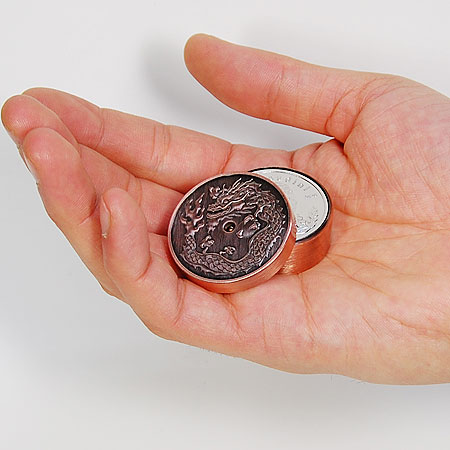 銅製　入れ物 大峽製鞄(おおばせいほう)－名刺入れ 扇マチ｜ヨーロピアン