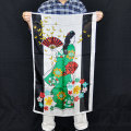 S8331 デザインシルク「浮世絵」（特上品 Mサイズ）約90 x 56cm