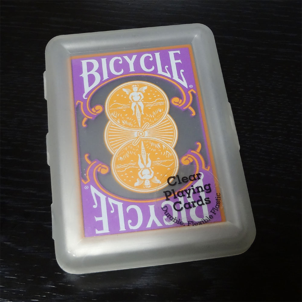 クリア・バイシクル・デック （Clear Bicycle Deck） 〔ピンク〕