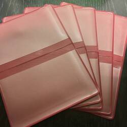 パケット・ケース（ディープ・レッド） 〔５枚組〕