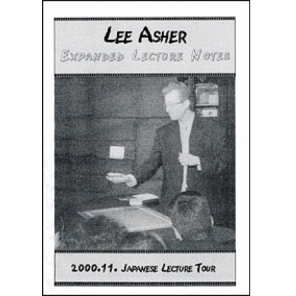 リー・アッシャー・エクスパンデッド・レクチャー・ノーツ （Lee Asher Expanded Lecture Notes）